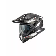 Casco Discovery Carbon EA — XS–XXL, gris brillo